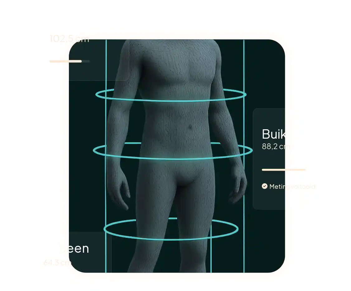 3D-bodyscan voor het maken van een trouwpak op maat in Utrecht
